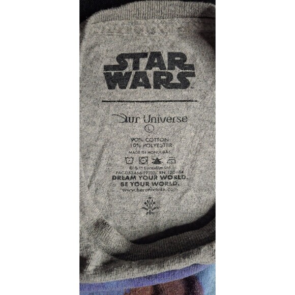 Star Wars Empire Strikes Back Boba Fett Men’s Large L Gray T-shirt - Picture 3 of 7
